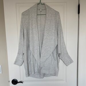 Victoria's Secret Light Gray Open Front Sweater